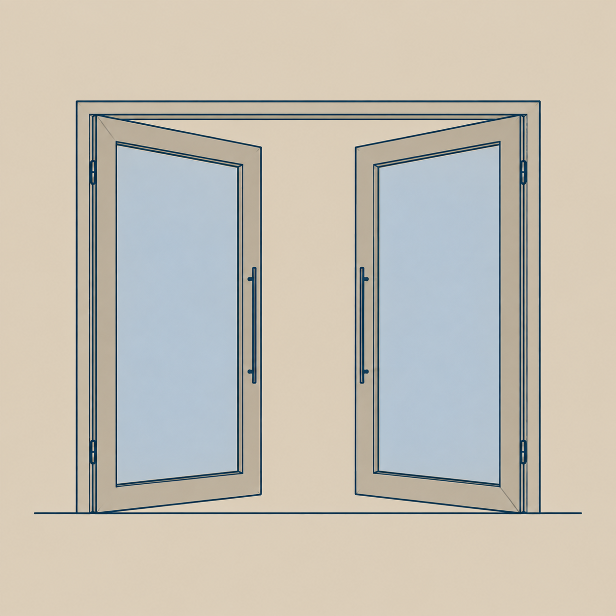 double doors