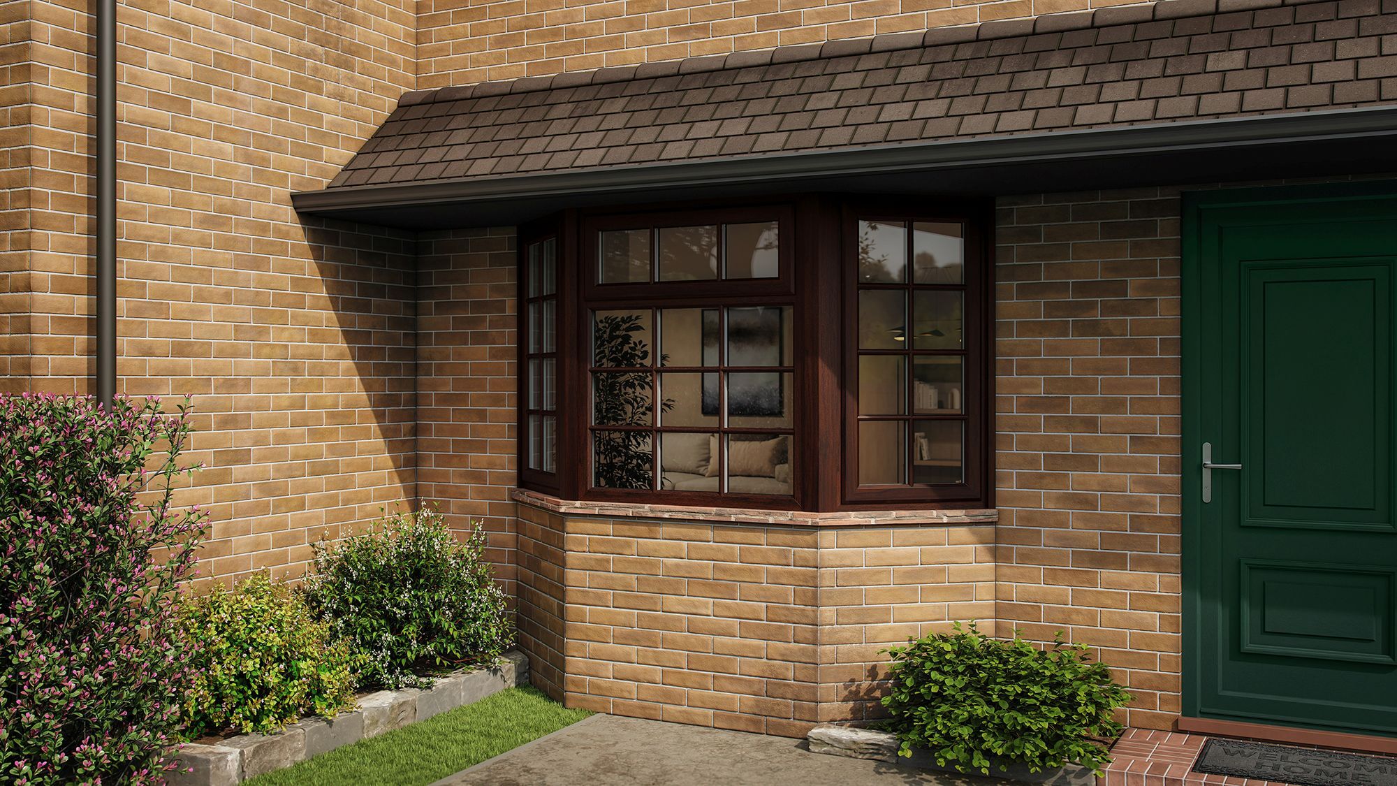 House 5 close-up Cherry Wood super low res