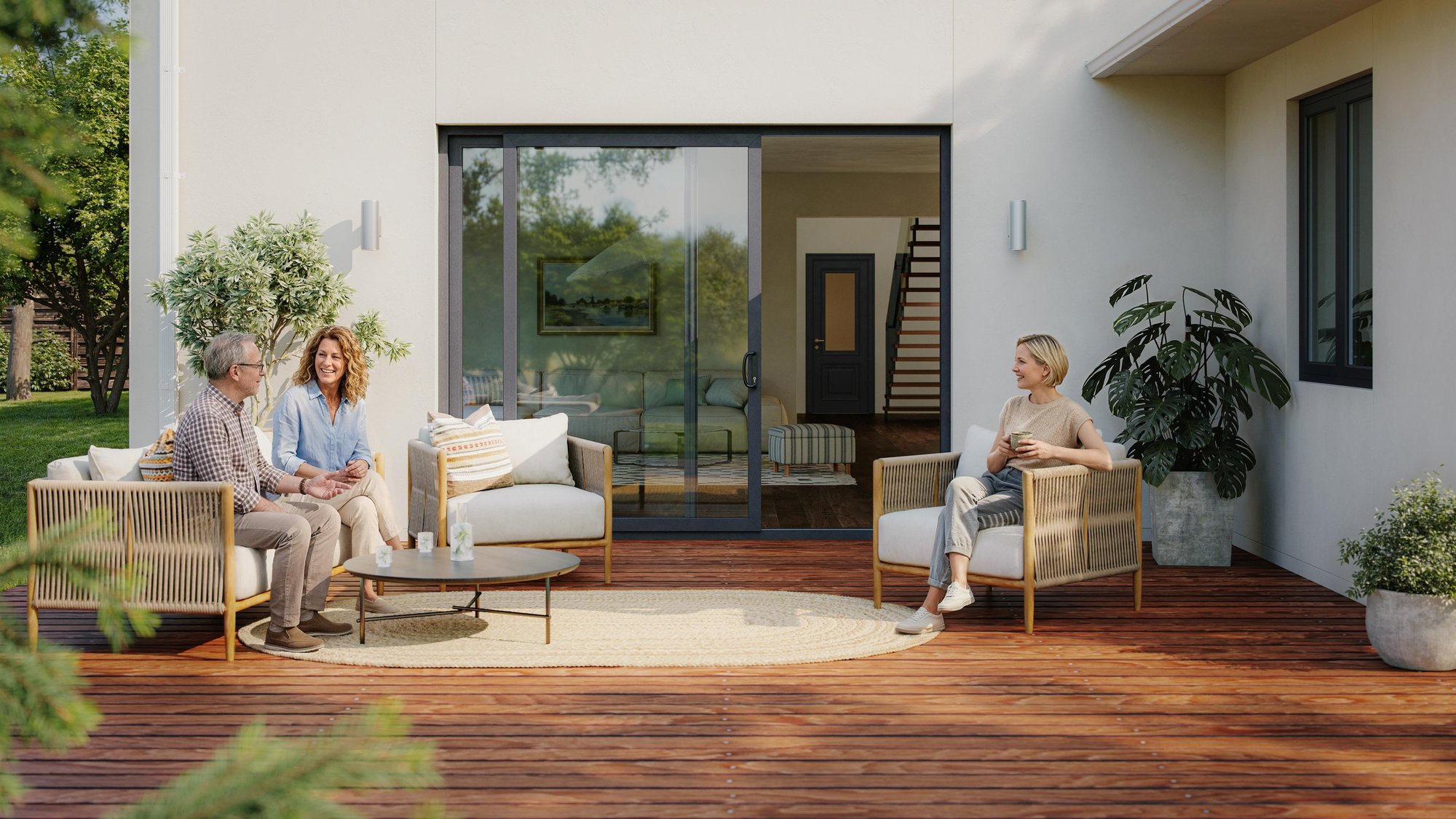 Sliding door exterior with people_low