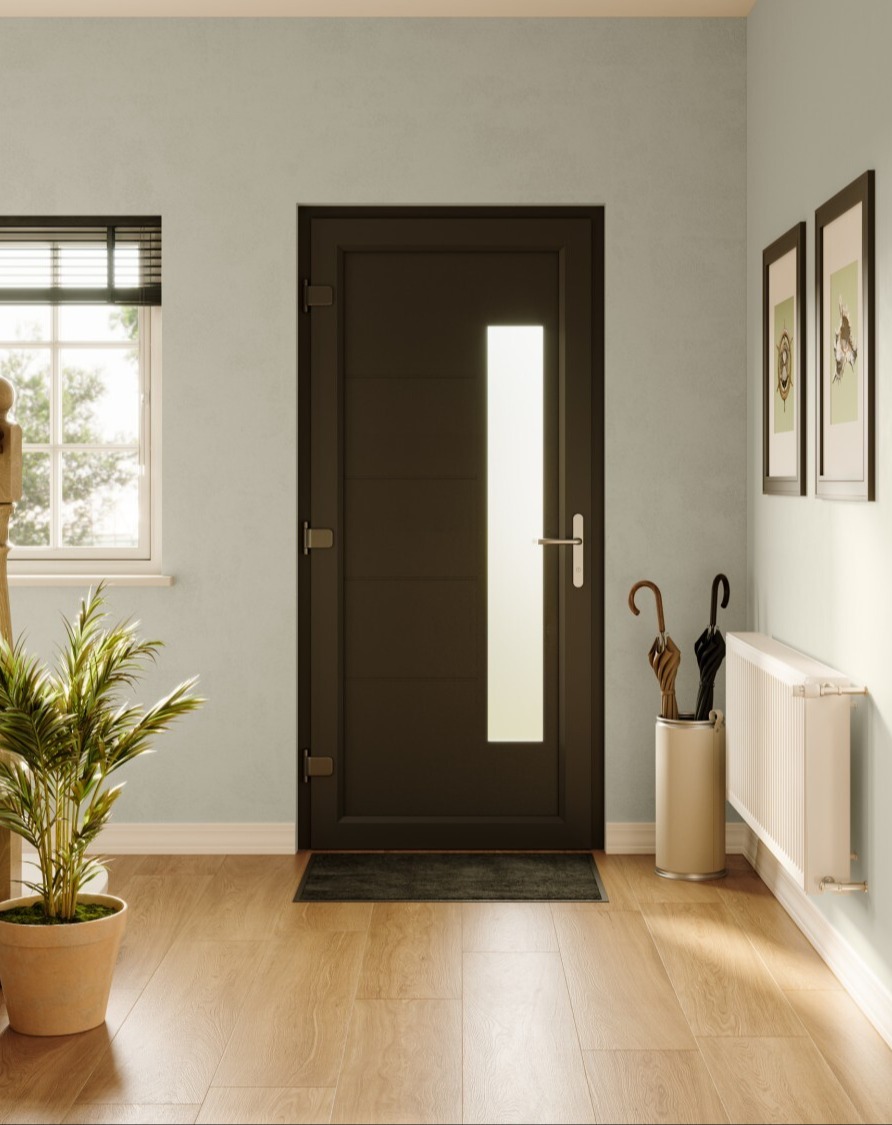 Entrance Hall 1 Rebated with Chamfered Profile-low