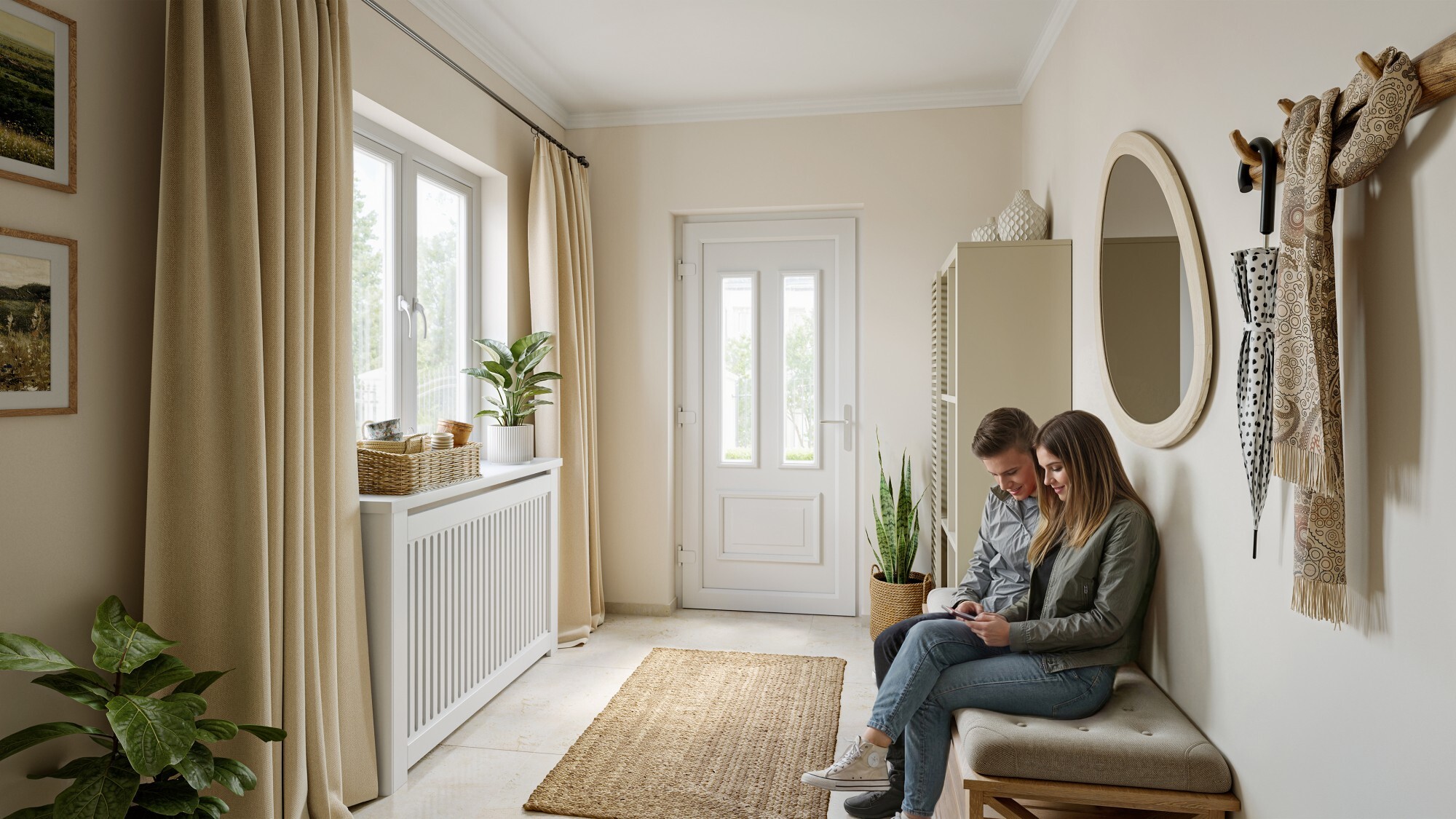 Entrance Hall 2 with teenagers low res