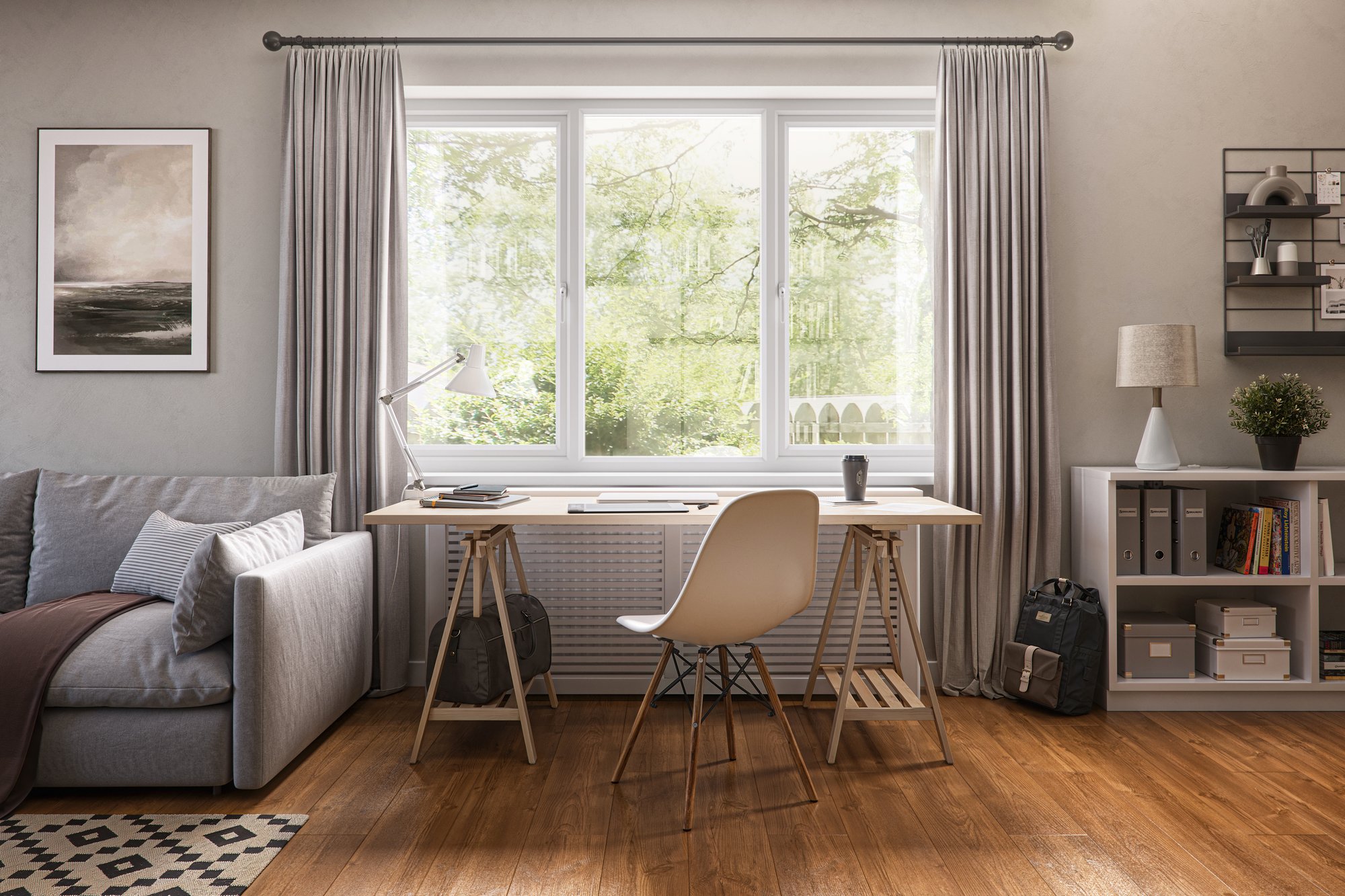 Home Office 1 Rebated with Chamfered Profiles