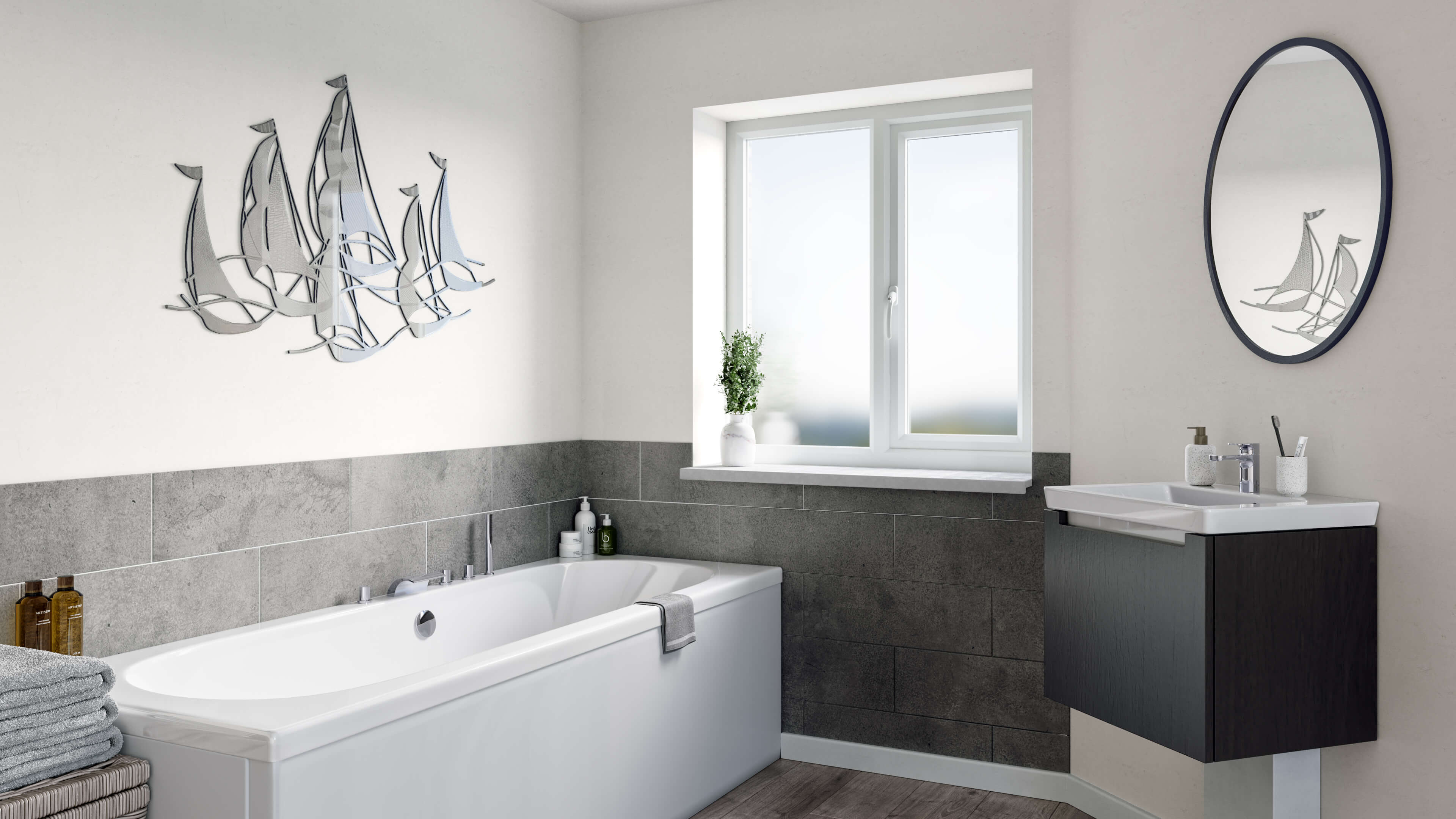 Bathroom 2 Rebated with Chamfered Profile