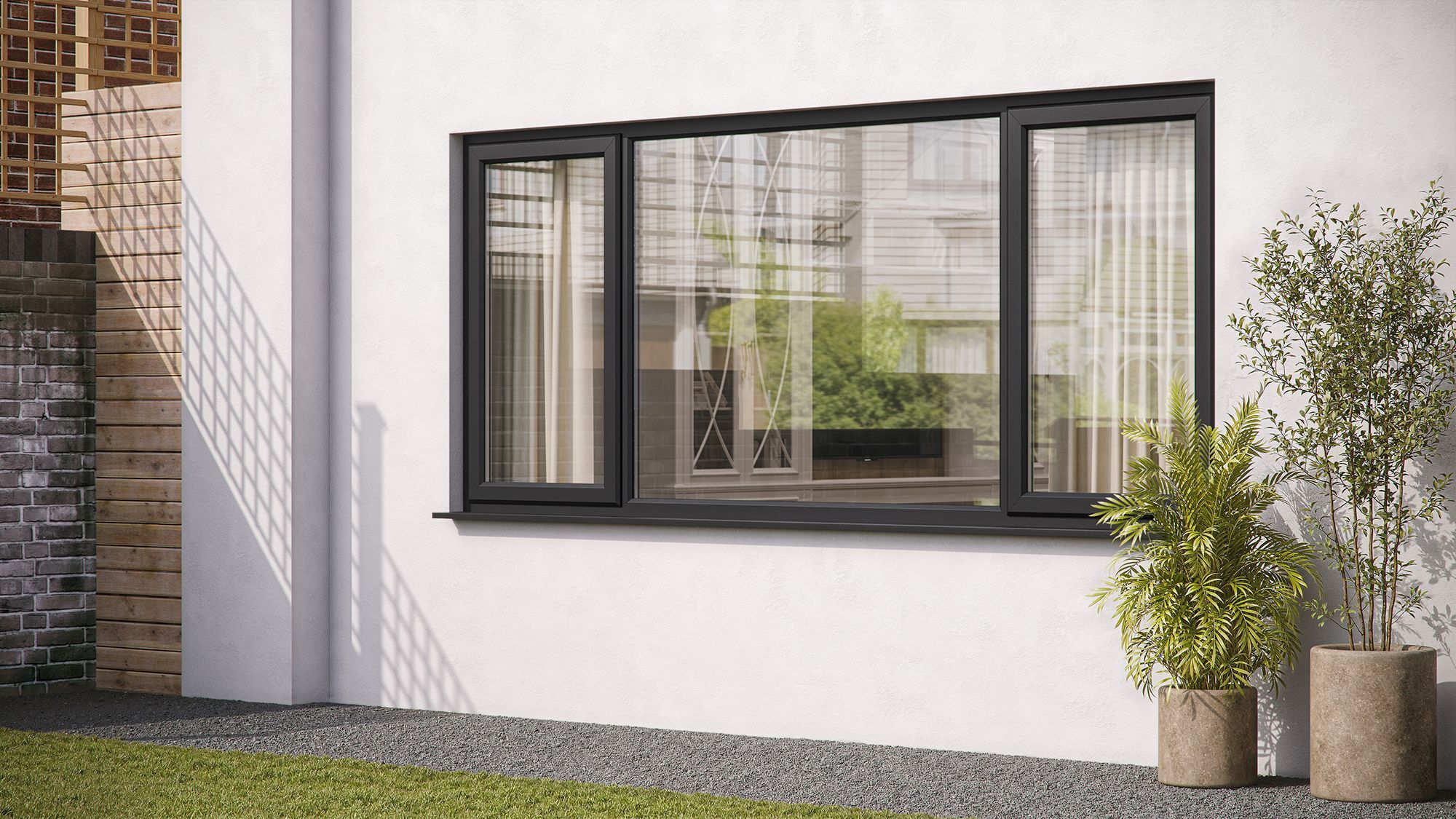 House 2 close-up black matt windows super low res
