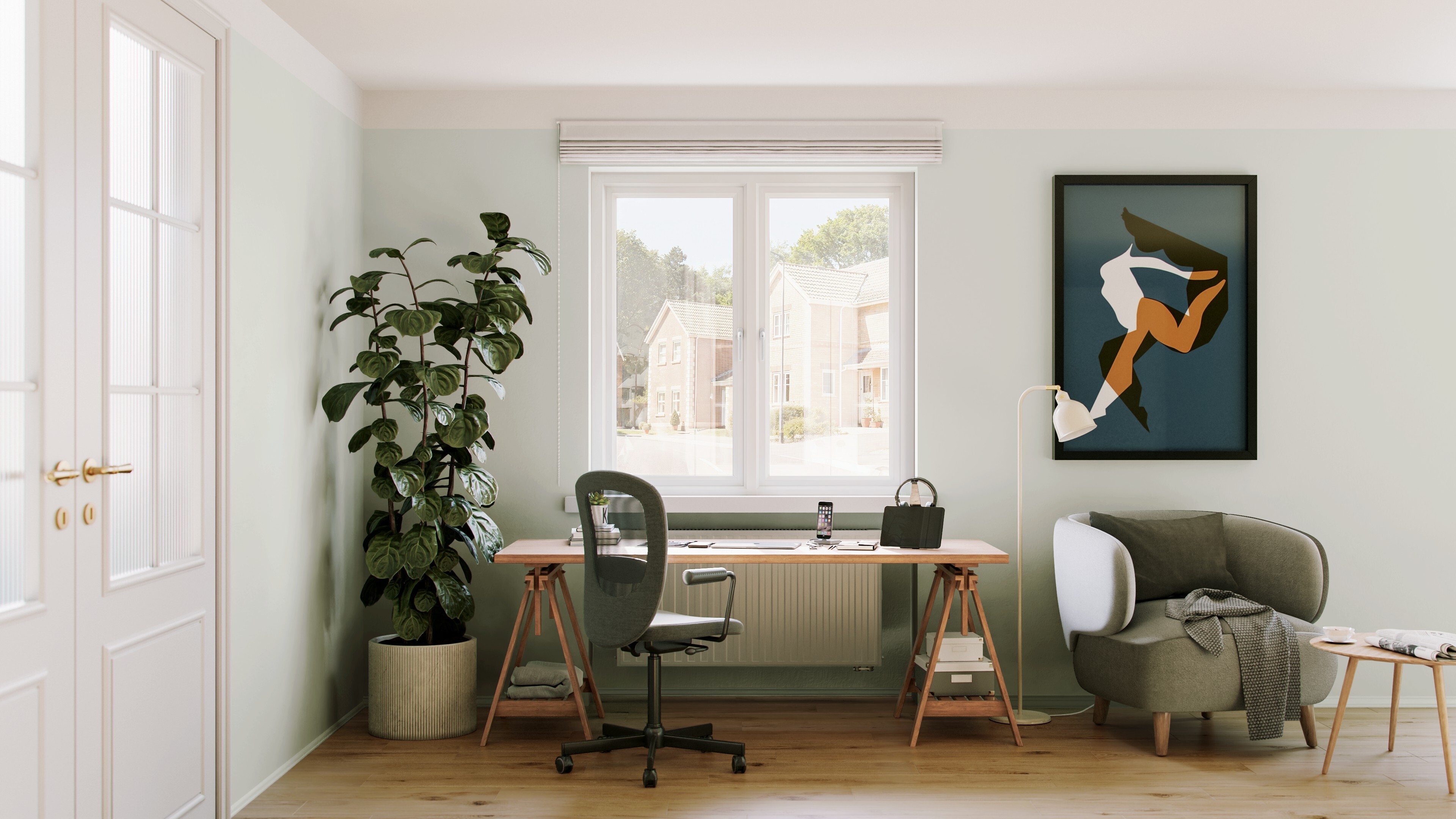 Home Office 2 Rebated with Chamfered Profiles