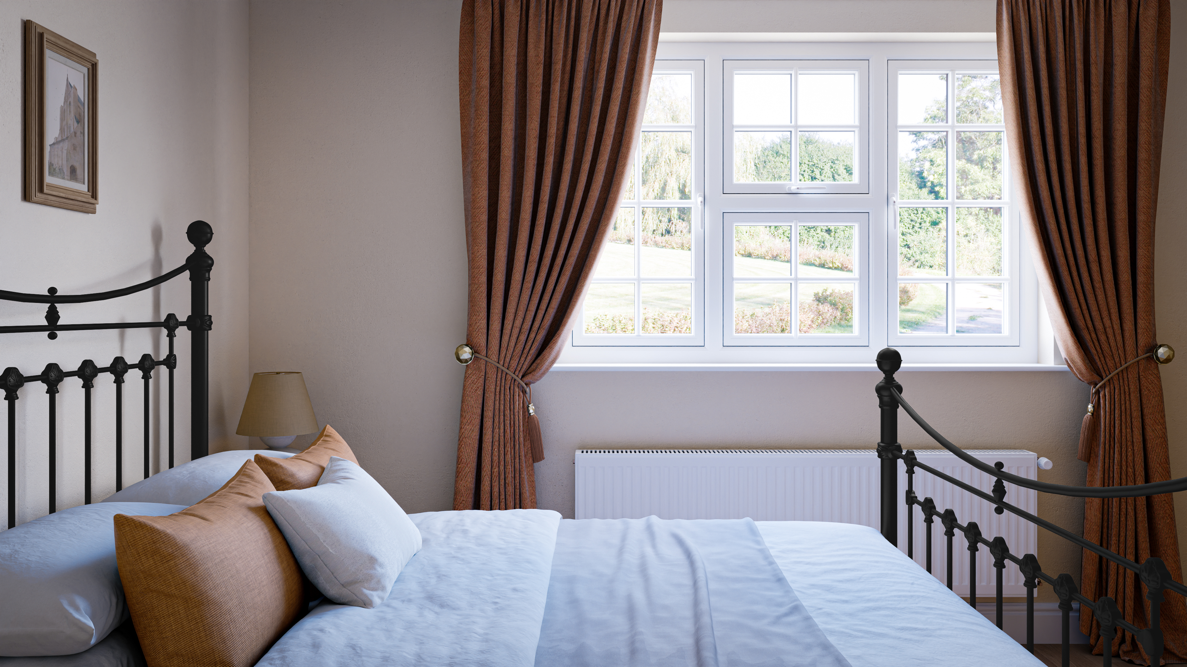 Bedroom 1_Flush_with_Sculptured_Profile